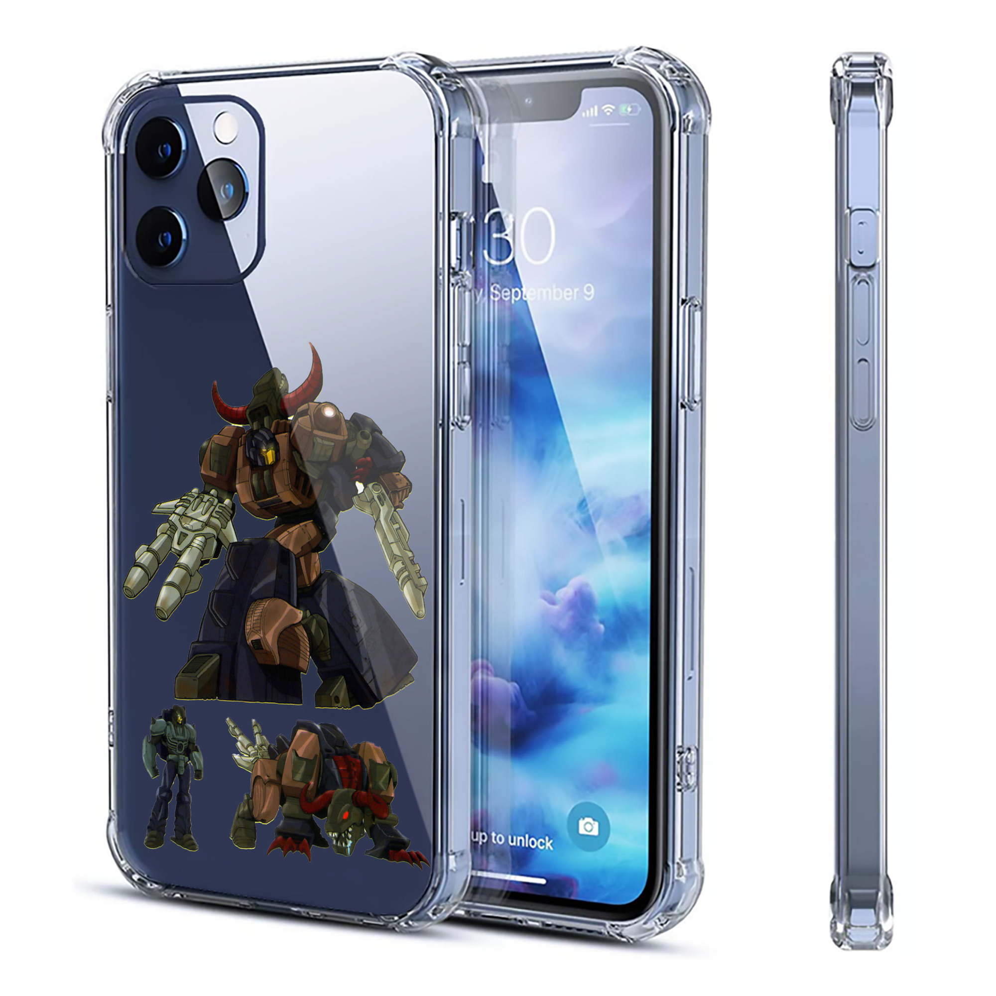 （画像用）  【iPhone 12シリーズ対応】透明スマホケース（クリアソフトケース）